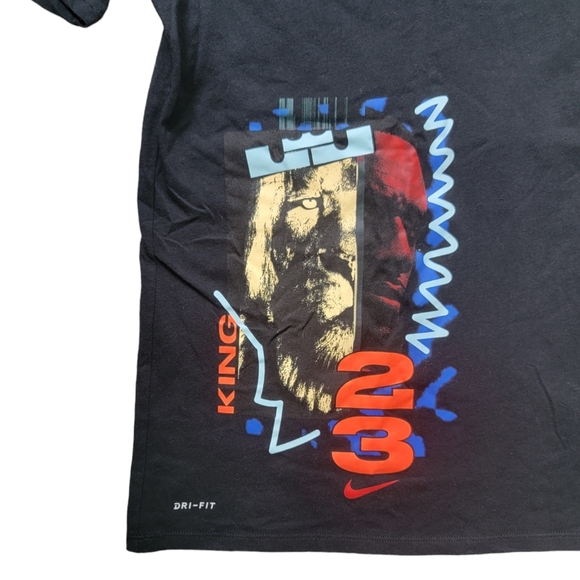 Boy's NIKE NBA Basketball LeBron James 23 King Graphic Tee Size Large - Picture 3 of 6